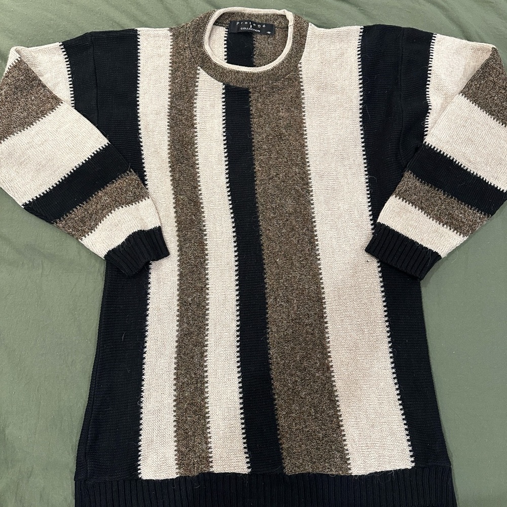 Vintage Men’s Protoge Dad Sweater Long Sleeve Pullover Men’s Size Medium